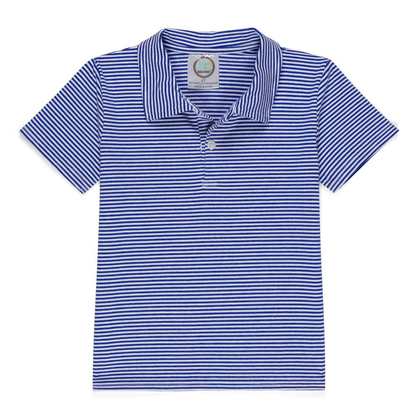 Boys Short Sleeve Polo Collared Shirt