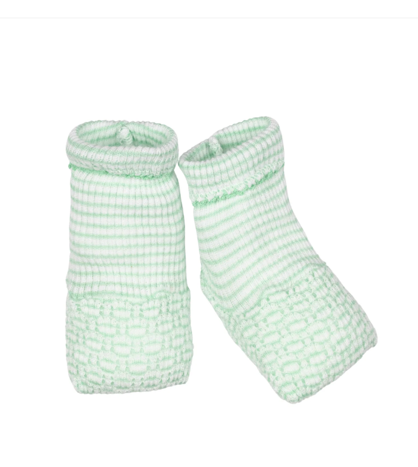 Paty Knit Booties - Mint