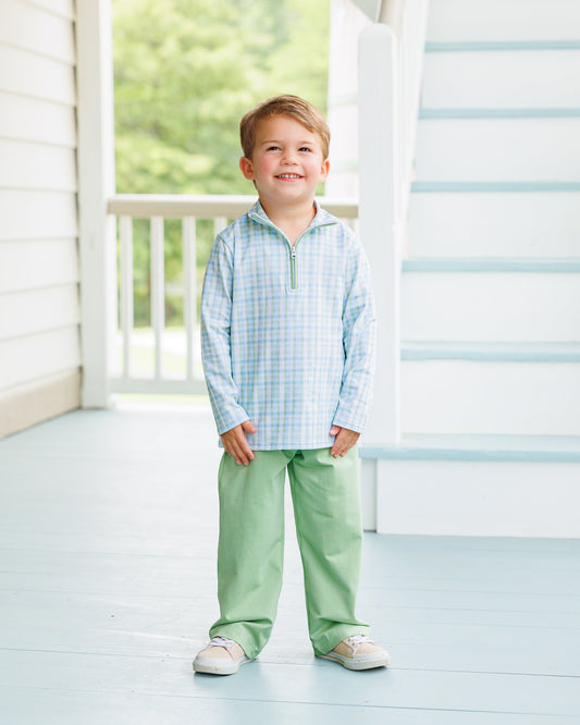 Basin Plaid Evan Pullover Pants Set