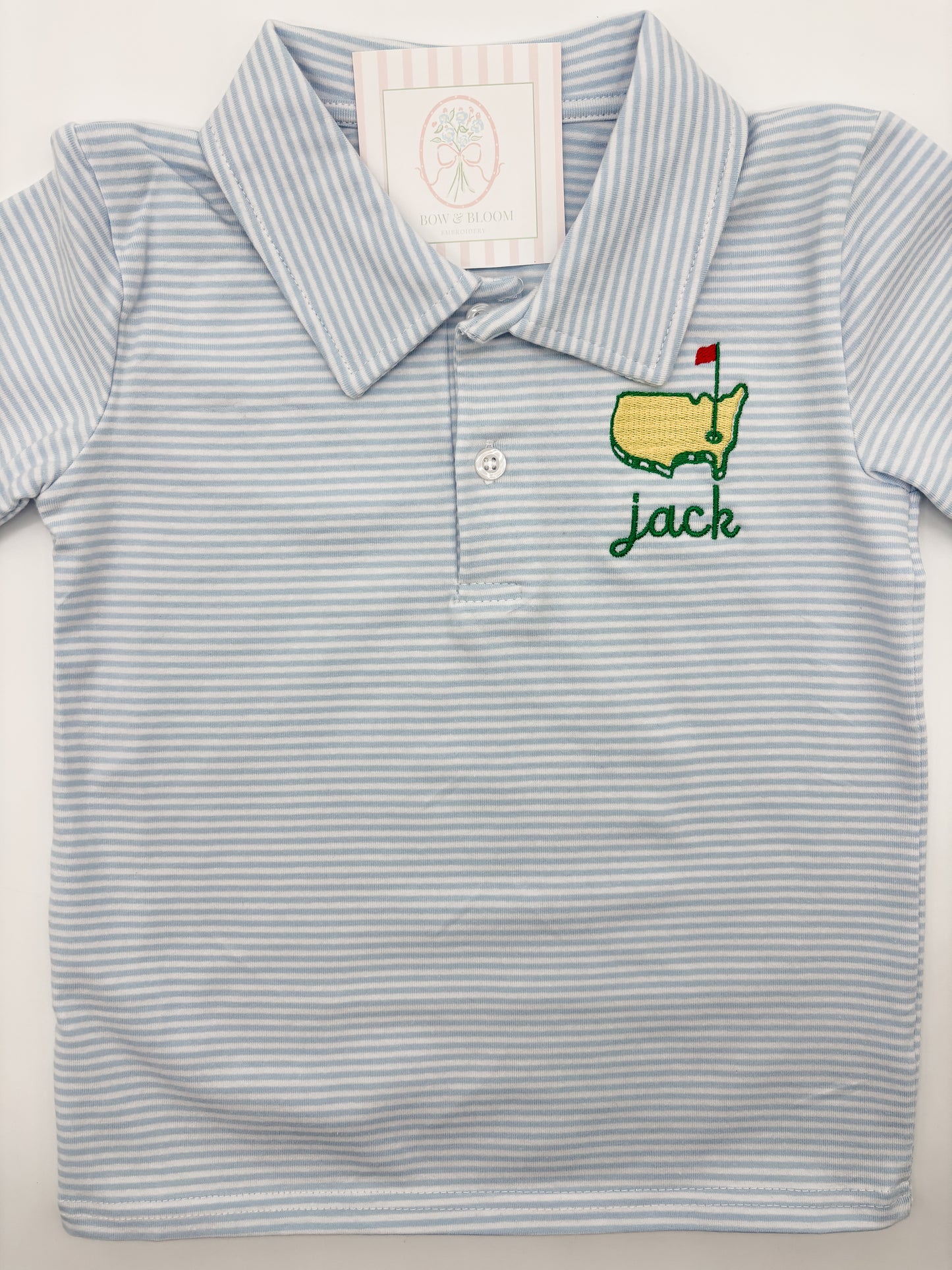 Boys Short Sleeve Polo Collared Shirt
