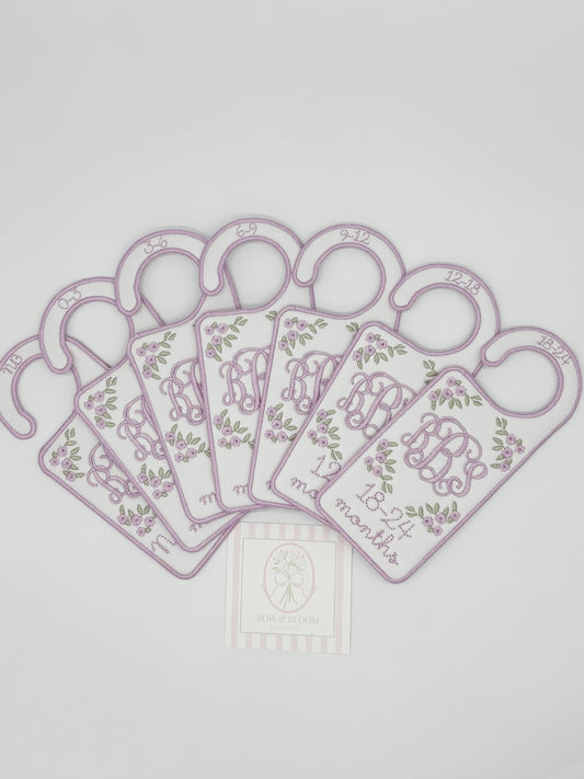 Floral Closet Dividers