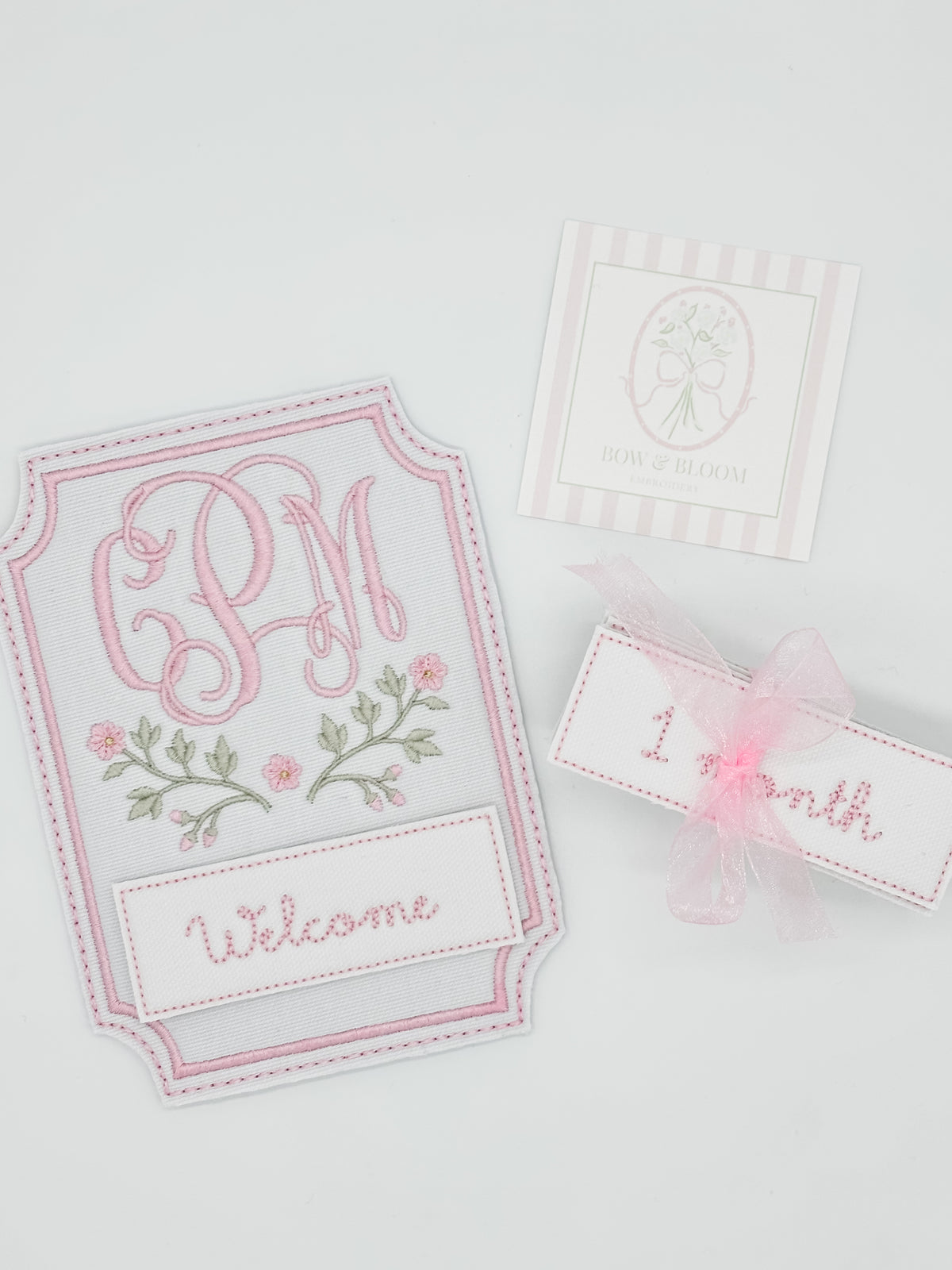 Monthly Milestone Card with Interchangeable Months
