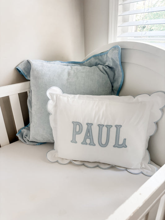 Scalloped Edge Pillowcase