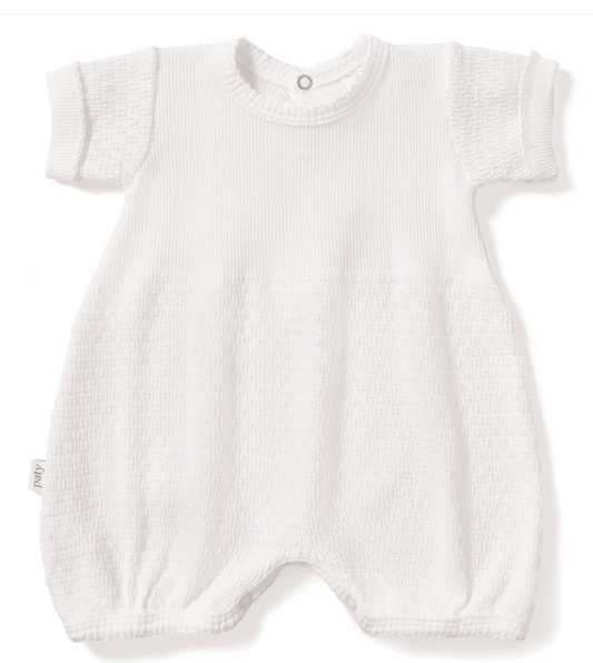 Paty Bubble Romper - White
