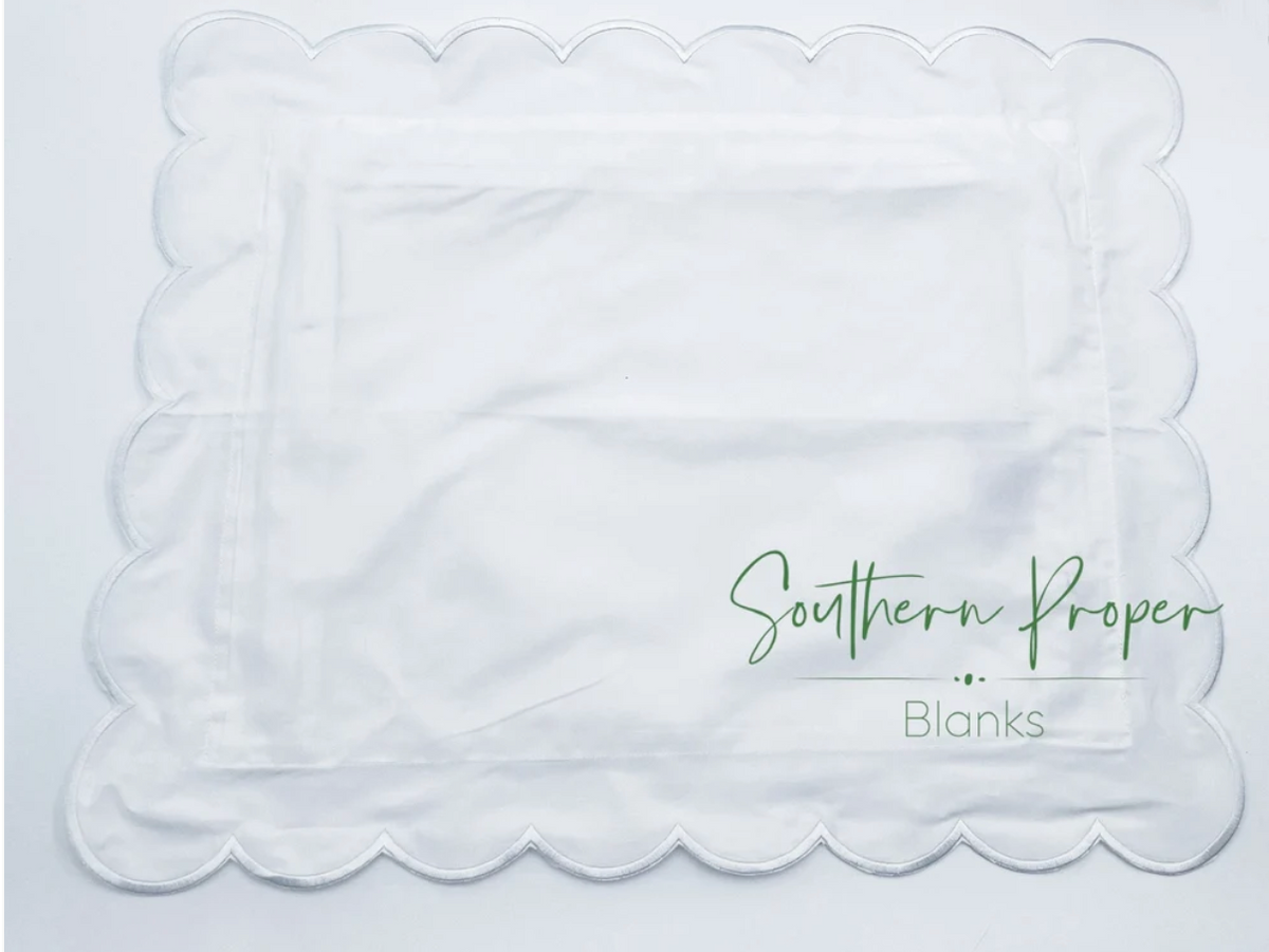Scalloped Edge Pillowcase