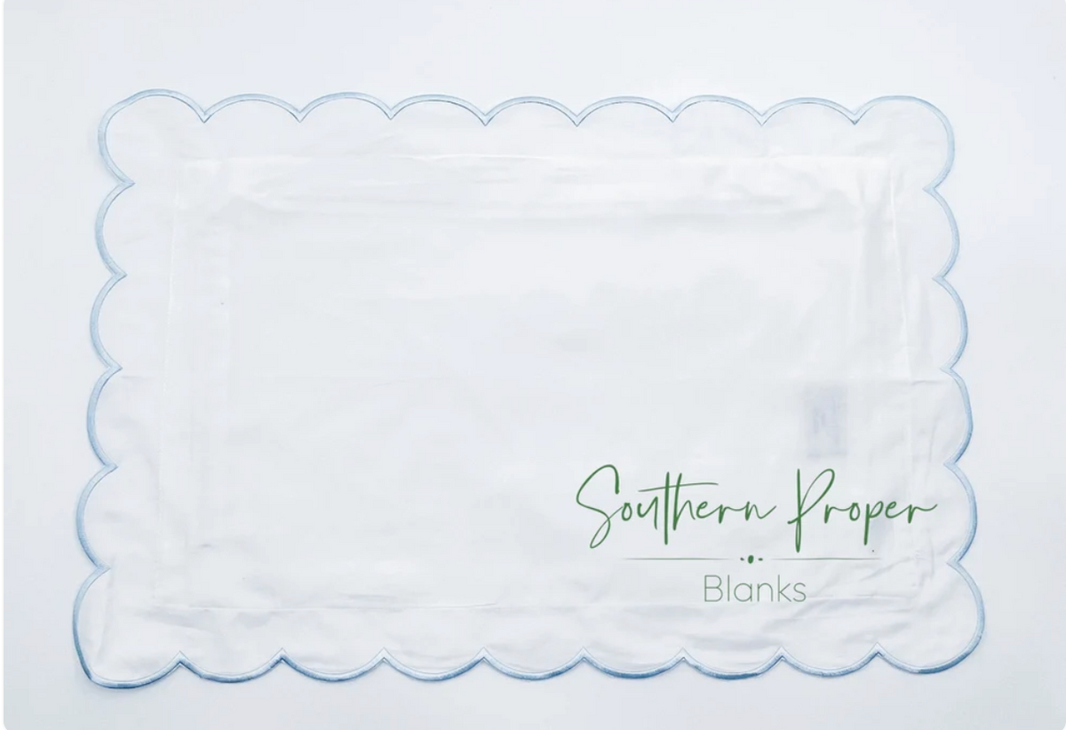 Scalloped Edge Pillowcase